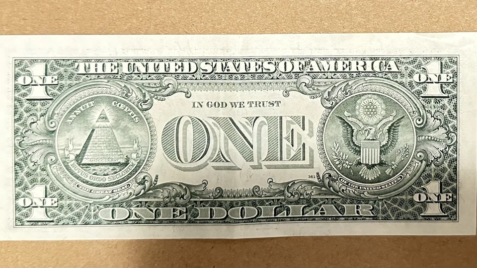 1995 $1  With Error On The 95 /low Number A00024042E   - Image 2 of 2