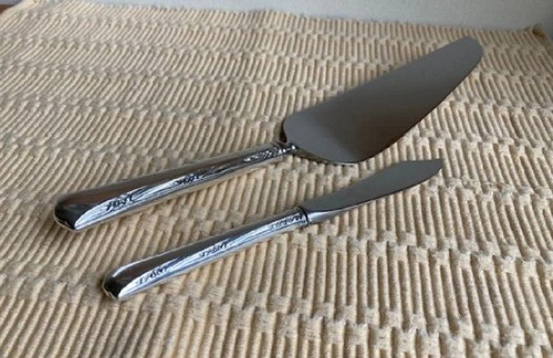 Gorham GREENBRIER 1938 Sterling Silver 2 Serving Pcs Pie/Cake Server & Butter Kn