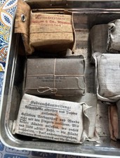 12 Verbandspäckchen (1936-1942) - originalverpackt & ungeöffnet