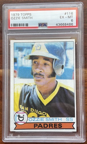 1979 Topps Ozzie Smith Rookie Card PSA 6 - Picture 2 of 6
