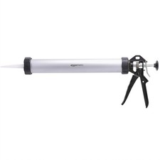 Amazon Basics 20oz Sausage Caulk Gun Aluminum 12:1 Thrust Ratio Professional
