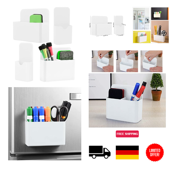 Magnetischer Stifthalter 4 StüCk FüR Whiteboard, Tafel, KüHlschrank, Kunststoff-image