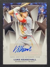 2025 TOPPS UPDATE LUKE KEASCHALL BSAU-LK ROOKIE RC BASEBALL STARS AUTO AUTOGRAPH