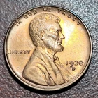 1930-D Lincoln Wheat Cent RED BU UNC Raw 1930s Wheat Penny Coin