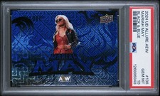 2024 UD ALLURE AEW MARIAH MAY BLACK & BLUE PSA 10 Blake Monroe /35