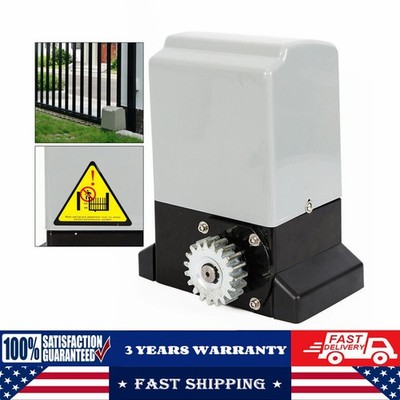 1400LBS Electric Automatic Sliding Gate Opener Door Operator+Remote Control 370W