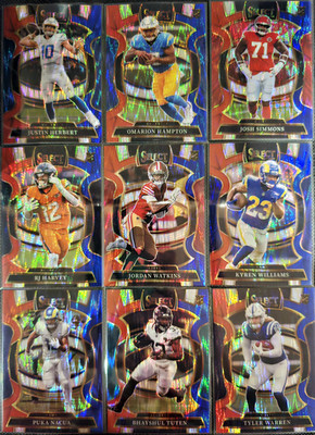 2025 Panini Select Football Shock Parallel You Pick Singles! #1-300