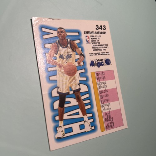 1993-94 Fleer #343 Anfernee Hardaway Orlando Magic - Bild 2 von 2