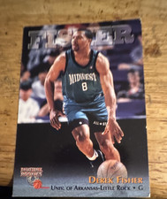 Score Board 1996 Basketball Rookies Derek Fisher #52 Little Rock Trojans NBA