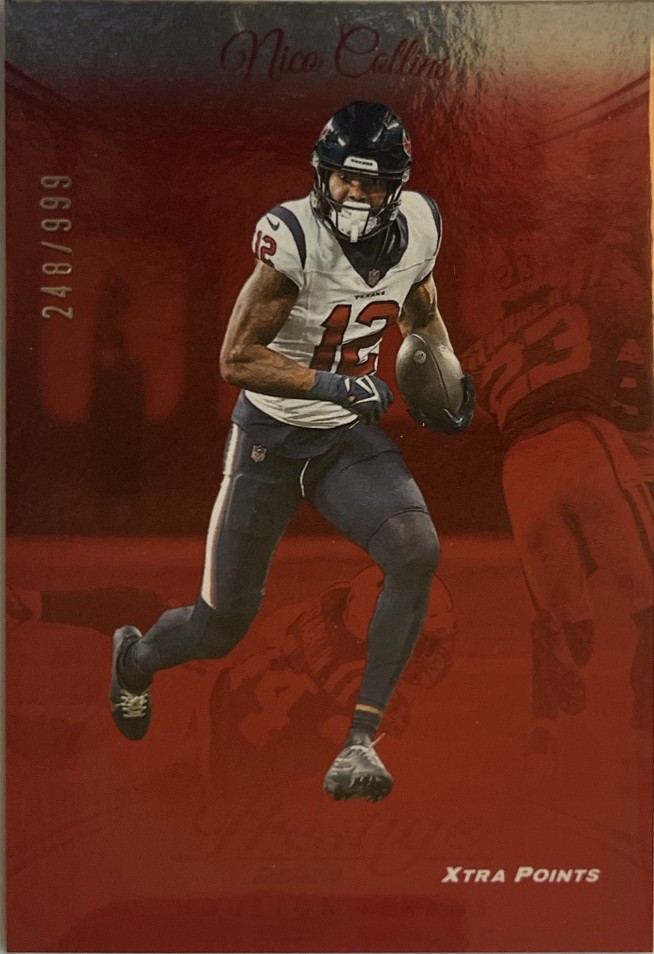 2024 Panini Prestige Football NICO COLLINS Xtra Points Red #/999 #118 NM