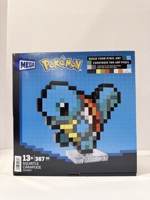 MEGA Pokémon   Squirtle Pixel 367-Piece Retro Building Toy Set