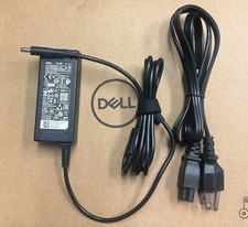 LOT OF 10-Dell 45W Small Pin Genuine AC Adapter Charger With Cables