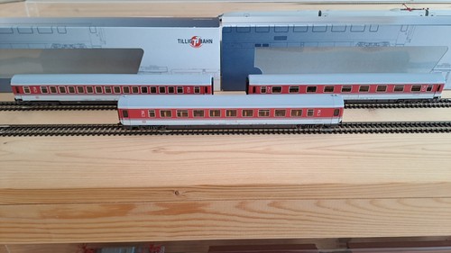 TT - Tillig 501583 + 501585 + 501586 - Set InterCitywagen , DB , Ep. IV | Condition: Gebraucht