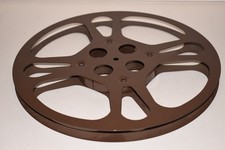 Vintage 16mm Goldberg Brothers Movie Reel Metal Brown Metal 12 Inches