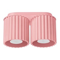 Deckenlampe Aluminium Rosa GU10 LäNglich BüRo L:21 Cm Deckenleuchte Esszimmer