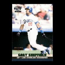 Gary Sheffield 2000 Pacific Holo Green /99 #224 Los Angeles Dodgers
