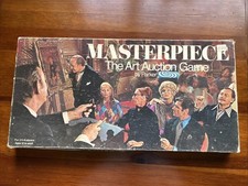 Vintage Masterpiece Board Game Parker Brothers 1970 The Art Auction Game