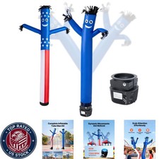 Complete Inflatable Dancing Tube Man Set - 2 Colorful 6 ft Figures with Blower