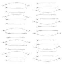 30 pcs anti-morsure acier ligne de pêche ligne de pêche canne à pêche ligne de