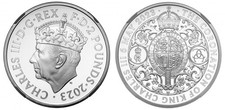 * Charles III 2023 silver proof 1oz Coronation, Royal Mint