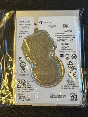 Seagate Mobile 2TB, Internal 2.5'' (ST2000LM007) Hard Drive
