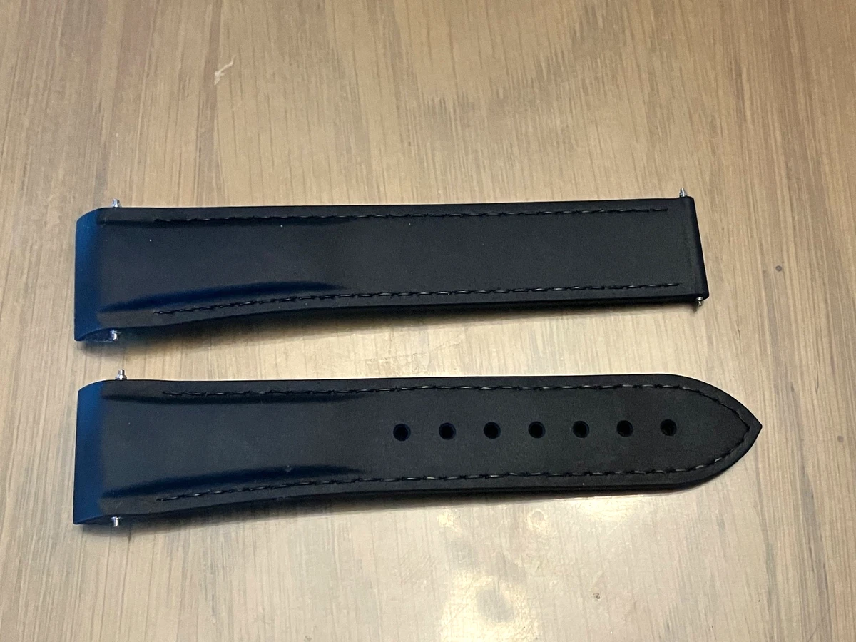 OMEGA Two-Piece Strap Black Wristwatch Bands for sale | eBay
