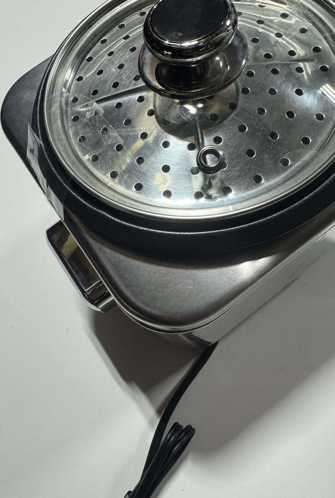 & Steamer Stainless Steel Silver Black