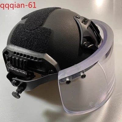 IN US! Bulletproof Fast Helmet Face Shield NIJ IIIA Ballistic Helmet Mask Visor