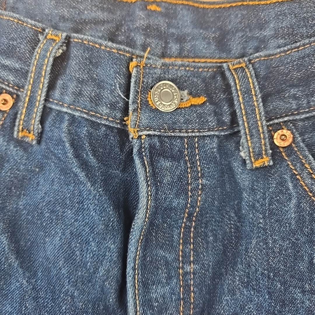 Levi's 501 Men's Blue Jeans Vintage, Button Fly, Straight Leg, 90s, 34 x 30 thumbnail 4