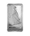 LADY of LIBERTY Bar - PAMP SUISSE - 10oz .999 Fine Silver Bullion Bar