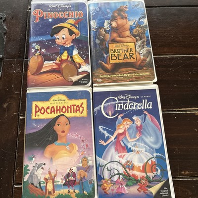 A Collection of Walt Disney VHS Classic Movies