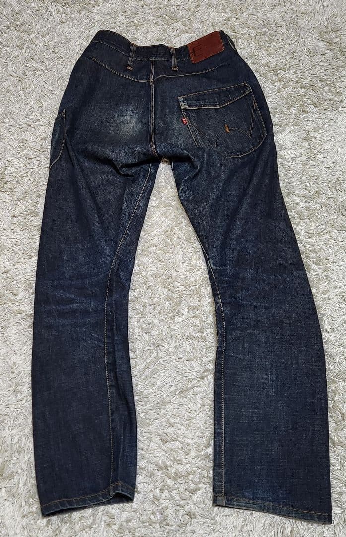 Edwin E Function Jeans Dark Indigo Used Stylish D… - image 9