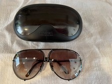 Porsche Designs P8478 D Matte Black Frame Interchangeable 60mm Lens Sunglasses