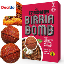 Birria Bomb Seasoning, Pack of 2 Authentic Mexican Spice Mix for Tacos, Burrit