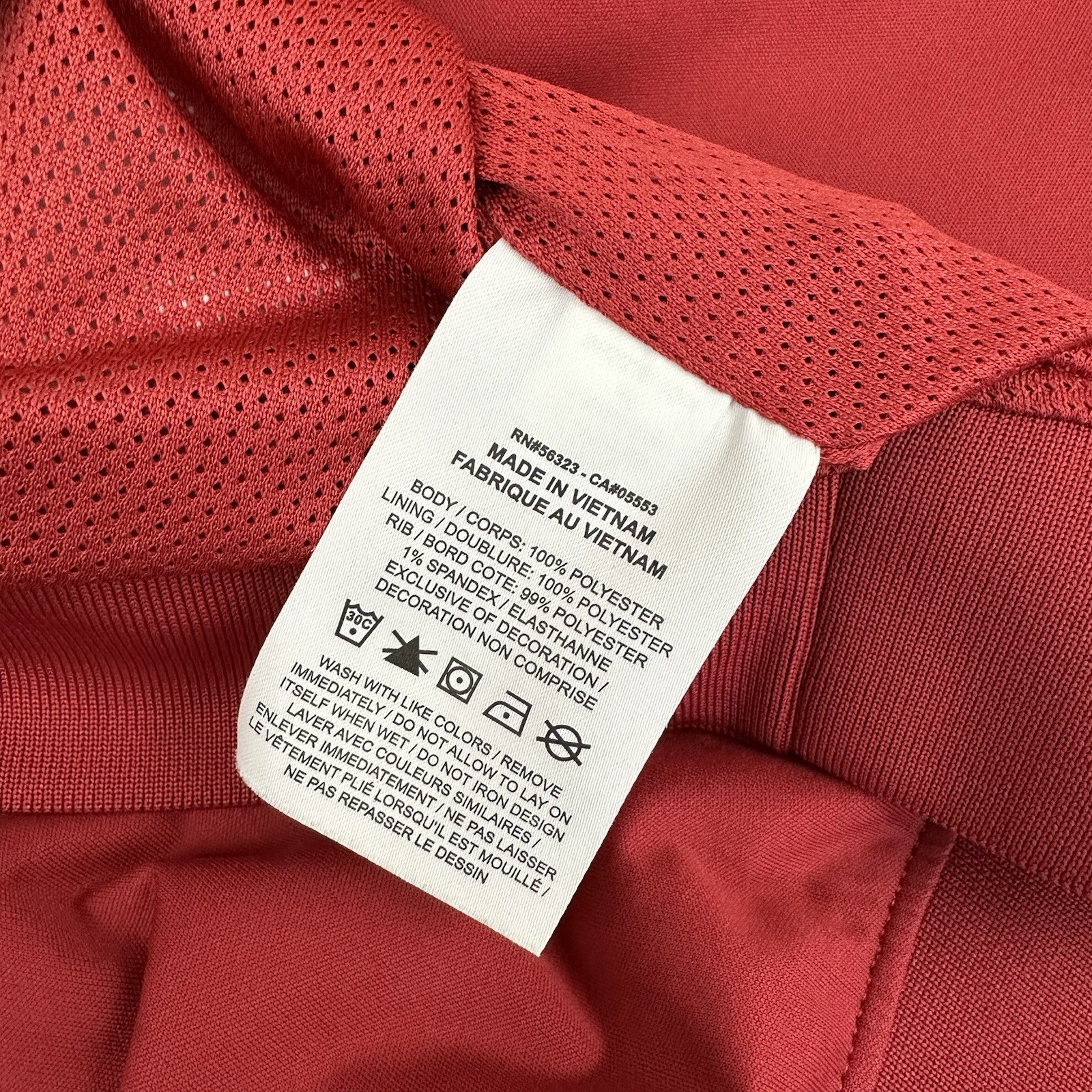 Nike Shield Jacket Men Extra Large Red Pullover W… - image 8