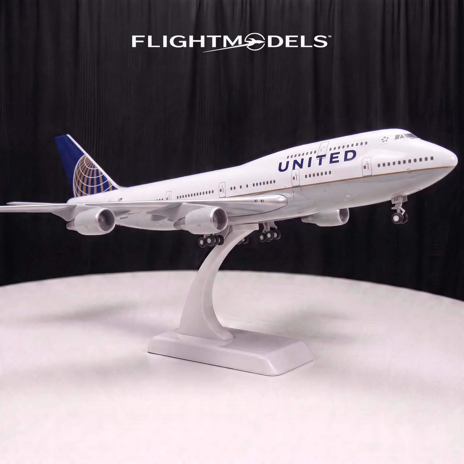 Boeing 747 United Diecast Model Plane 20cm 8 Inch Display Aircraft