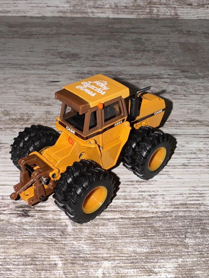 Toy Tractor Times 40th Anniversary Case 4894 Loose Industrial Yellow - Image 4 of 4