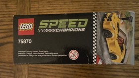 LEGO SPEED CHAMPIONS: Chevrolet Corvette Z06 (75870) New in sealed box Retired