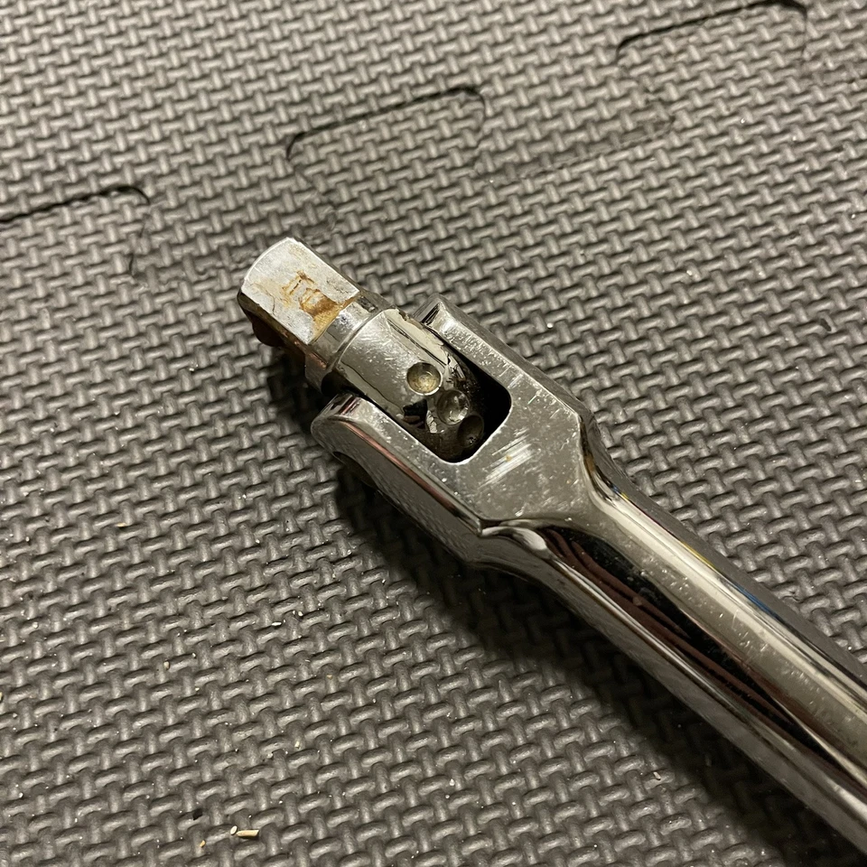 Wright Tool 18" Length 1/2" Chrome Drive Knurled Steel Grip Flex Handle 4435 - Image 3 of 4