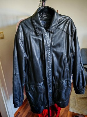 Echte Lederjacke Herren Lang   Wilsons   Größe M   Hochwertiges Echtleder