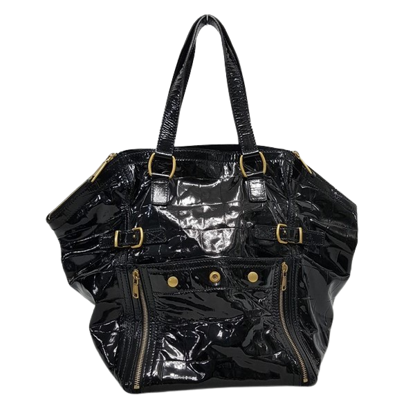 Borsa centro smaltata Saint Laurent 24735317