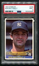 1984 Donruss Don Mattingly RC #248 PSA 9 MINT YANKEES CENTERED