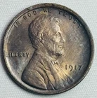 1917 Wheat Penny- No Mint Mark