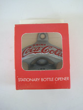 Coca Cola Stationary Bottle Opener W/ Screws New