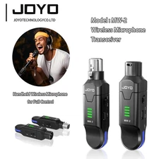 JOYO 2.4GHz Wireless Microphone System Dynamic 4 Channel Transmitter & Receiver