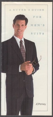 J C Penney Buyer's Guide for Men's Suits 1991