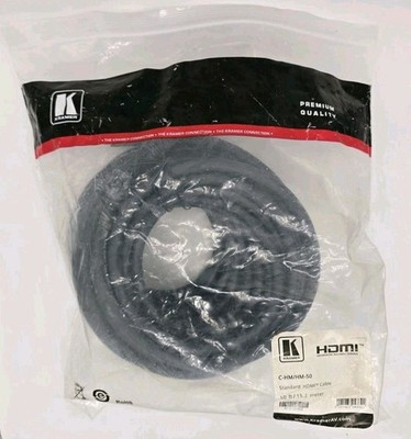 kramer 50' high Speed HDMI Cable C-HM/HM-50 50 FT 15.2 meter
