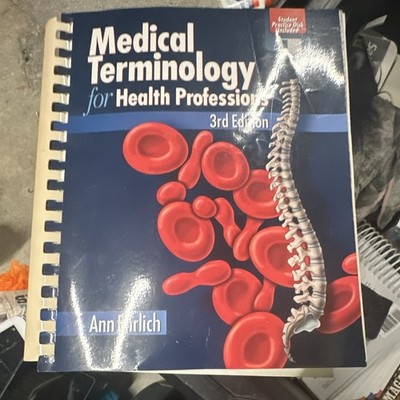 Medical Terminology for Health Professions 3rd Ed Spiral + Disk Ehrlich 1999