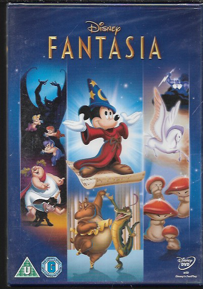 FANTASIA WALT DISNEY GENUINE R2 DVD NO. 3 ON SPINE NEW/SEALED