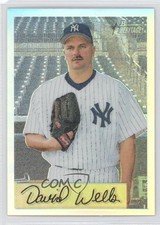 2002 Bowman Heritage Chrome Refractors 37/350 David Wells #33BHC 3h2